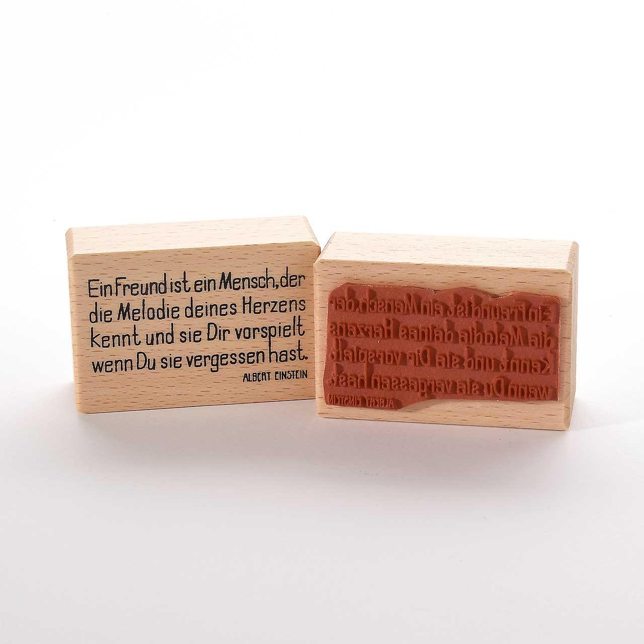 Motivstempel: Ein Freund ist ein Mensch, der ... Motivstempel: Ein Freund ist ein Mensch, der ...